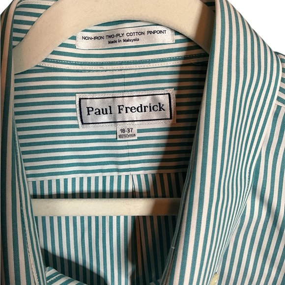 Paul Fredrick dress shirt, size 18-37 - Picture 6 of 6
